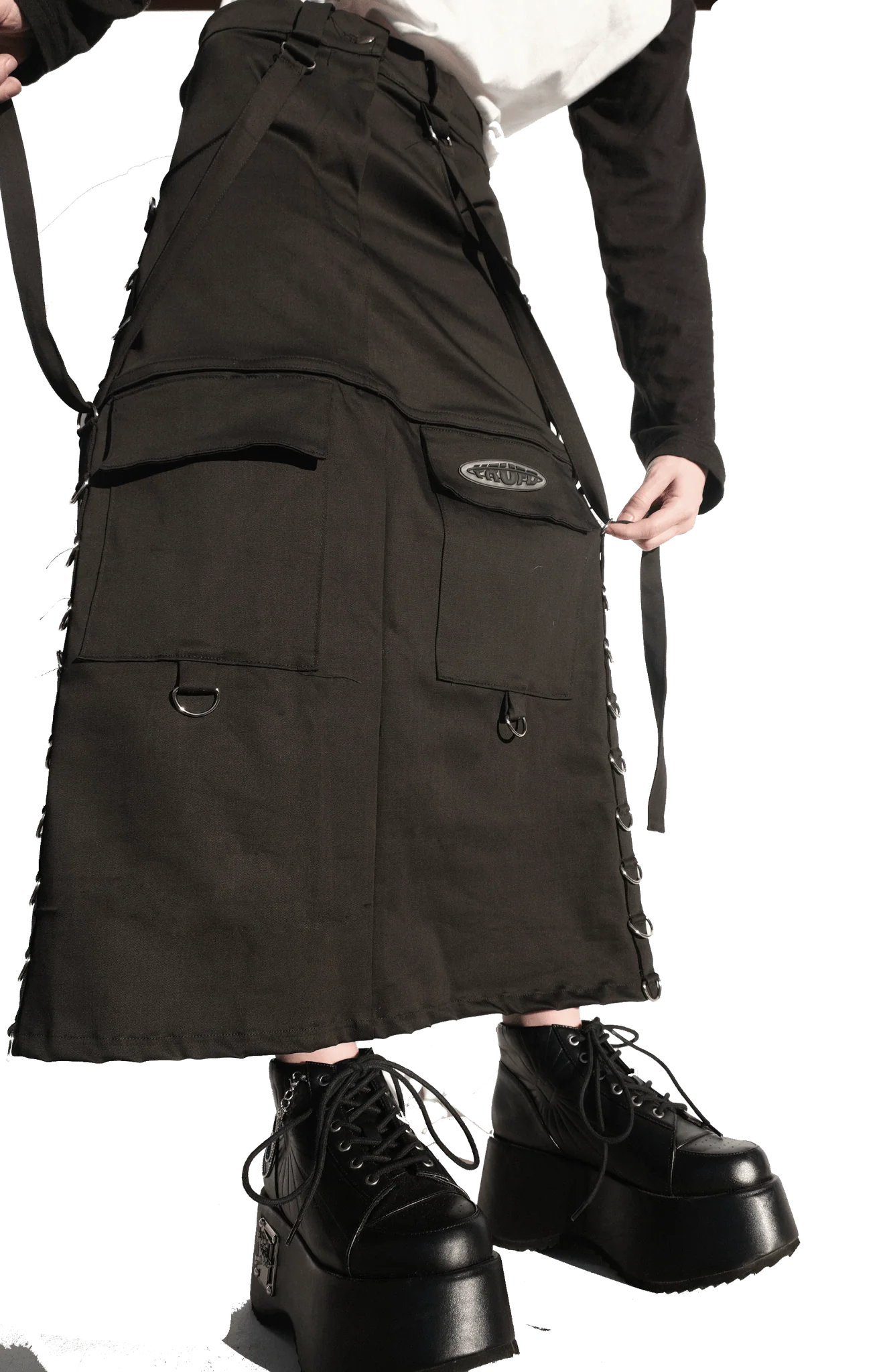 MECHA SKIRT - BLACK - Image 7