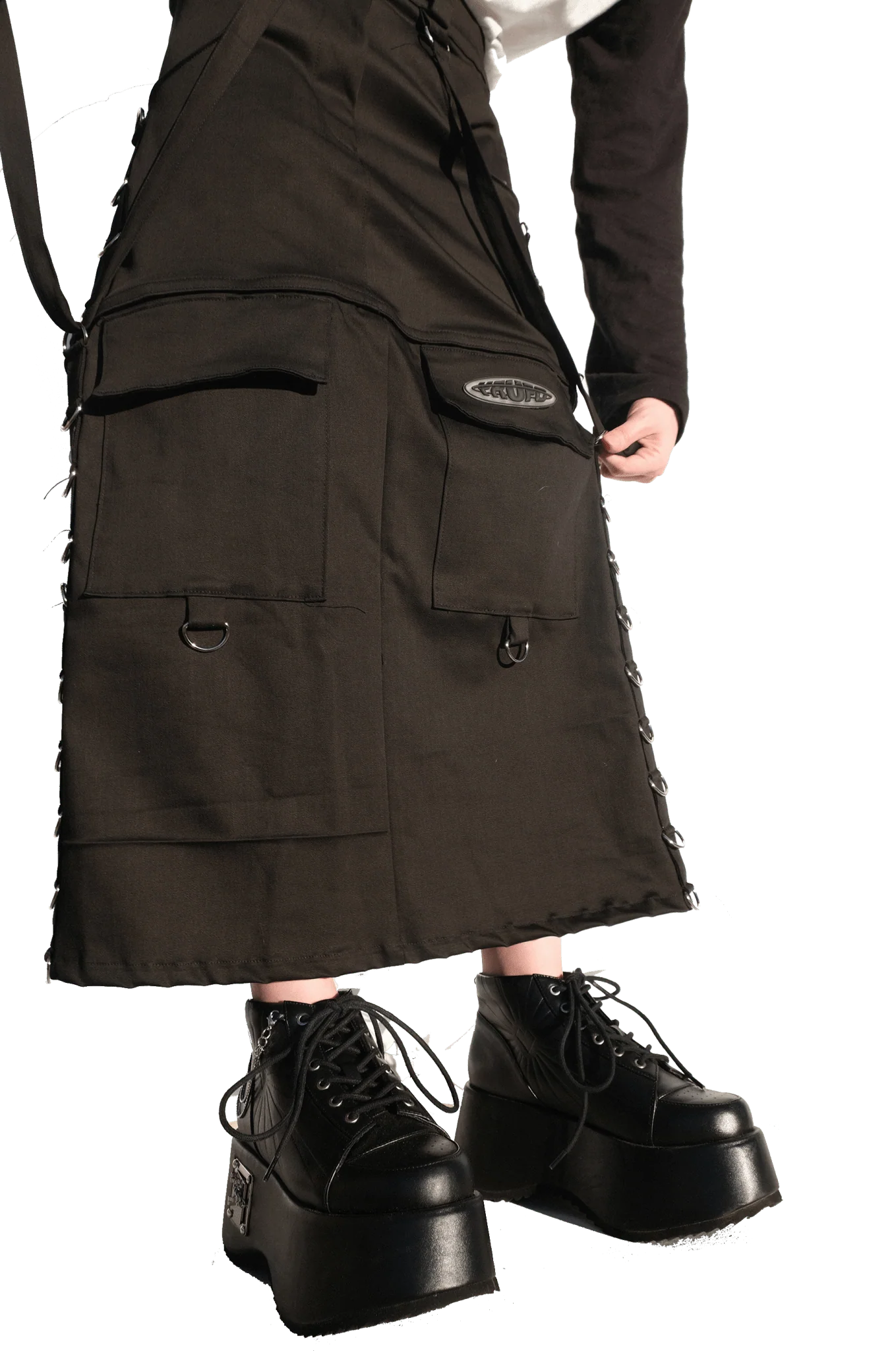 MECHA SKIRT - BLACK - Image 9