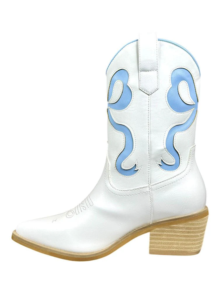 MIRIAM BOW - WHITE/BLUE - Image 4