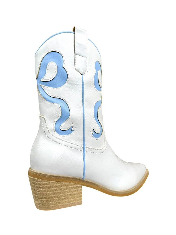 MIRIAM BOW - WHITE/BLUE - Image 5