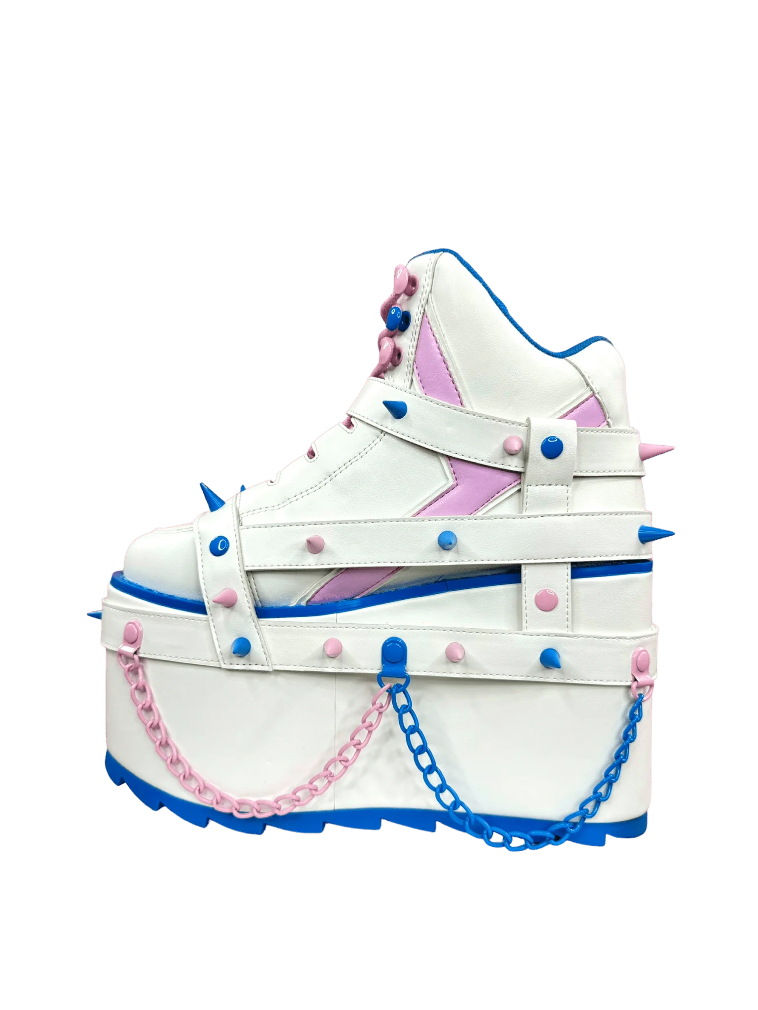 QOZMO BNDG SPIKE - WHITE/PINK/BLUE - Image 4